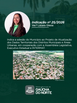 Vereadores apresentam indicações durante Sessão Ordinária da Câmara de Gaúcha do Norte 