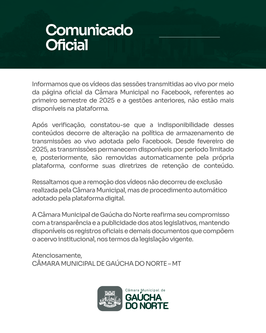 Comunicado